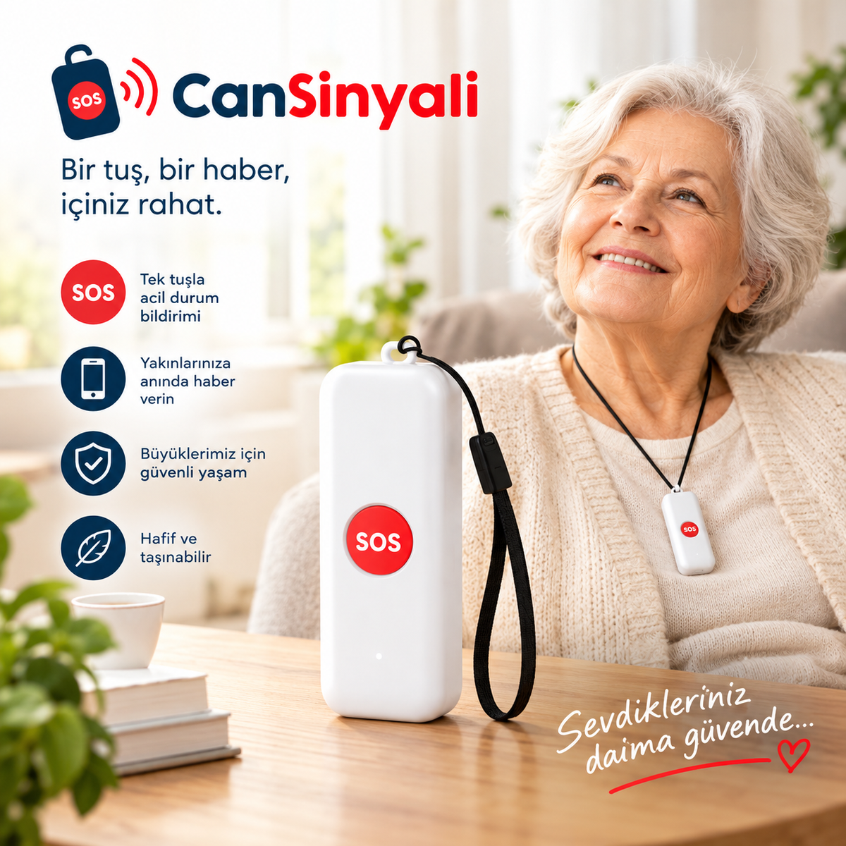CanSinyali WiFi SOS Alarm Düğmesi